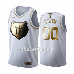 Camiseta Hombre Memphis Grizzlies Personalizadas 2019-20 Nike Blanco Golden Edition Swingman